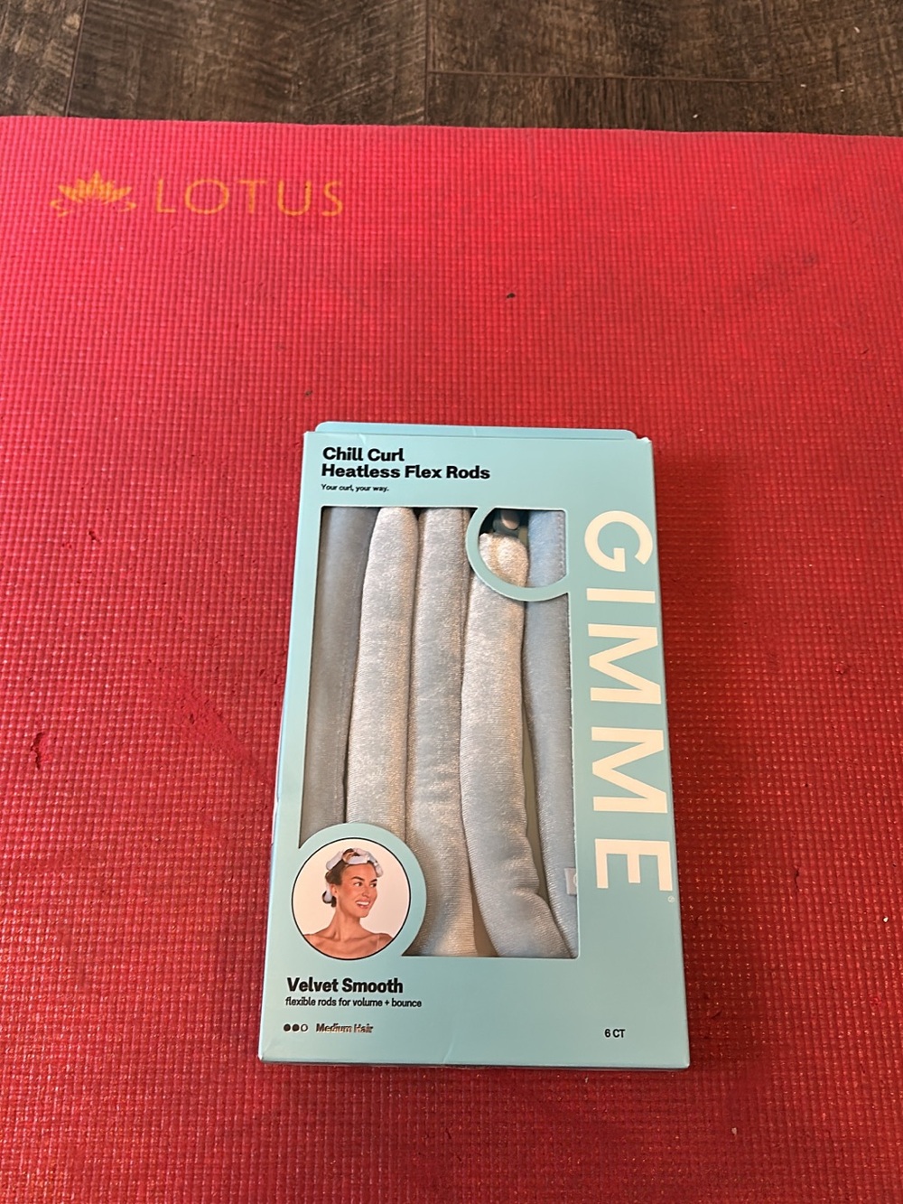 GIMME Velvet Smooth Chill Curl Heatless Flex Rods - Light Blue